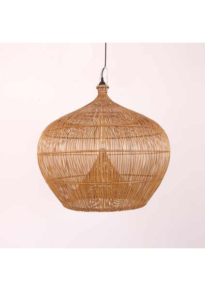 Mylamp Atlas Doğal Rattan Avize 60X70 cm