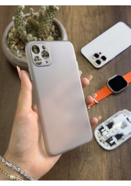 iPhone 12 Pro Uyumlu Süper Ince Mat Ultra Thin Silikon Kılıf