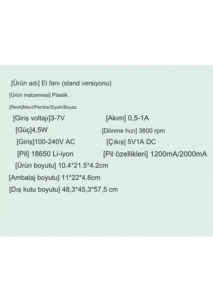 Minimal Tasarım Sessiz Taşınabilir Mini Fan USB Şarjlı Pervaneli Soğutucu Küçük El Vantilatörü Fan fırsatları