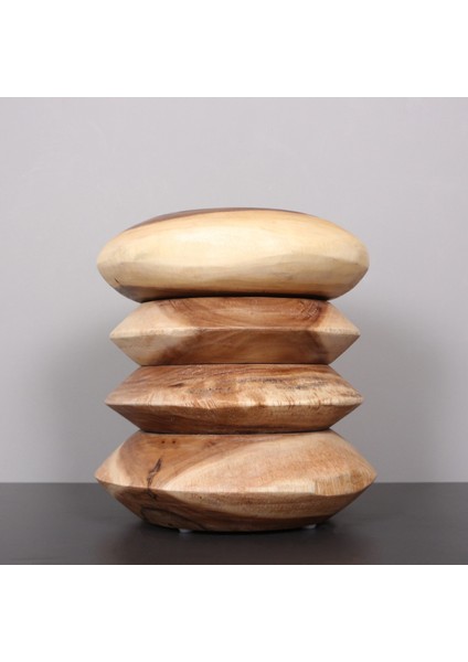 Mylamp Stone Doğal Renk Mungur Sehpa 42X43 cm fiyatları