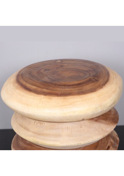 Mylamp Stone Doğal Renk Mungur Sehpa 42X43 cm modelleri