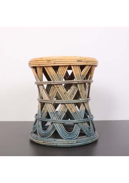 Mylamp Şölen 40X36 cm Doğal Kubu Rattan Sehpa & Tabure fiyatları