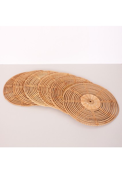 Mylamp Güldem 35 Cm. Rattan Duvar Dekoru & Supla 6'lı Set modelleri
