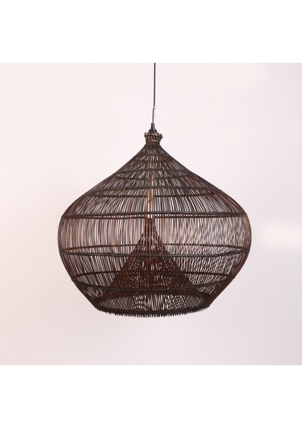 Mylamp Atlas Doğal Rattan Avize 60X70 cm