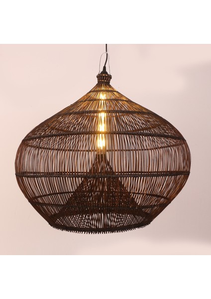 Mylamp Atlas Doğal Rattan Avize 60X70 cm fırsatları
