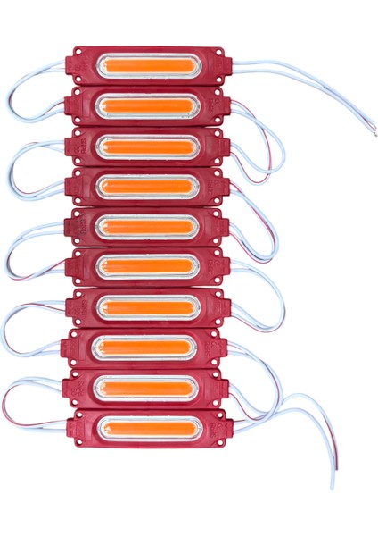 Parmak Lamba Cob LED Kırmızı 24V 10'lu Br 040 99 76