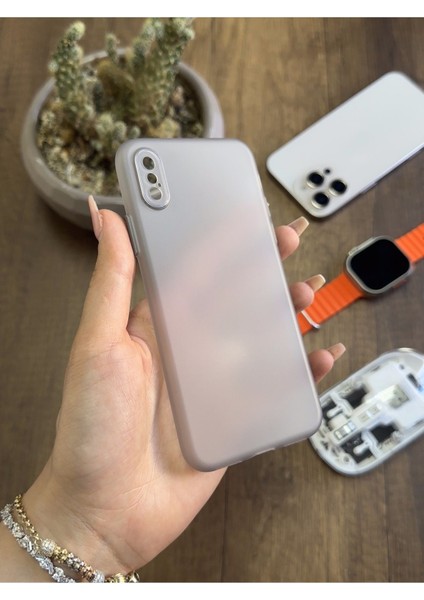 iPhone x Uyumlu Süper Ince Mat Ultra Thin Silikon Kılıf