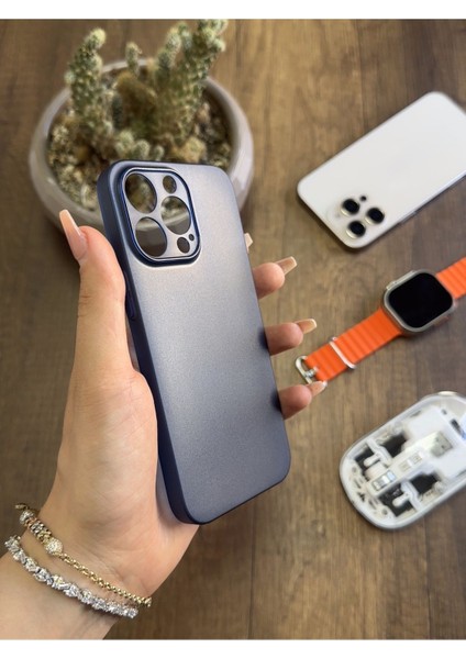 iPhone 16 Pro Uyumlu Süper Ince Mat Ultra Thin Silikon Kılıf
