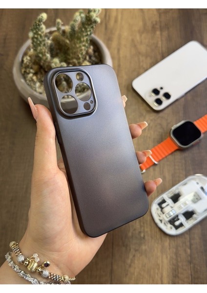iPhone 13 Pro Uyumlu Süper Ince Mat Ultra Thin Silikon Kılıf