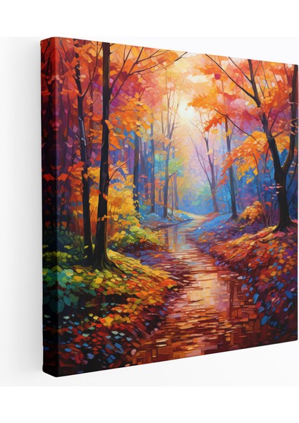 Manzara Temalı Kanvas Tablo - Doğal ve Canlı Renklerle