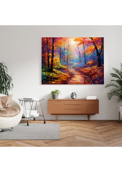 Manzara Temalı Kanvas Tablo - Doğal ve Canlı Renklerle fiyatları