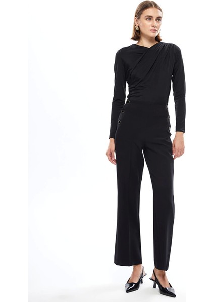 Lcwaıkıkı Classic Siyah Standart Fit Kadın Pantolon