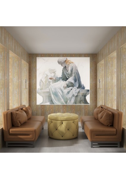 Yıldızlı Gece Manzaralı Kanvas Tablo fiyatları