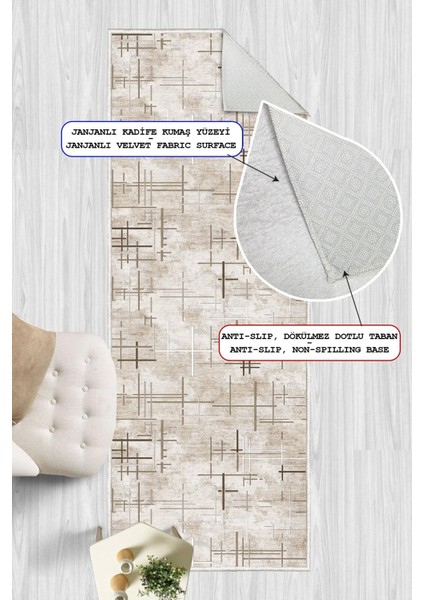 Dijital Baskılı Dekoratif Kaymaz Taban Yıkanabilir Yolluk Antre Hol Halısı Salon Halısı modelleri