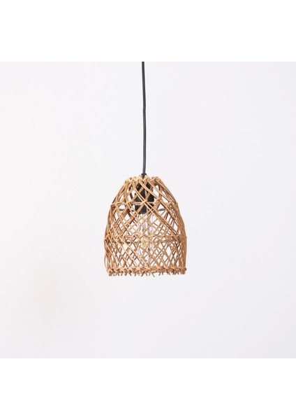 Mylamp Yonca 16X19 Cm. Rattan Lamba