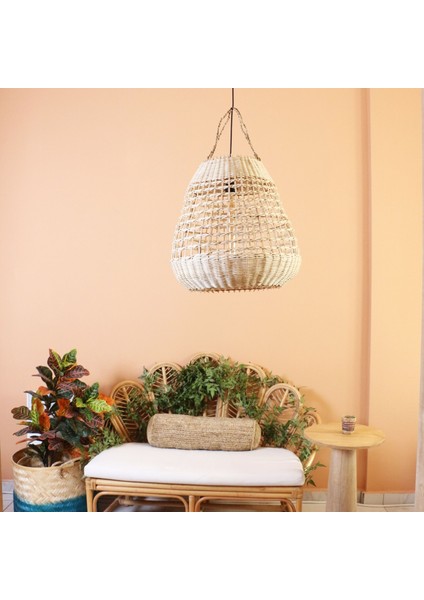 Mylamp Yansı Doğal Rattan Lamba 51X51 Cm. fiyatları