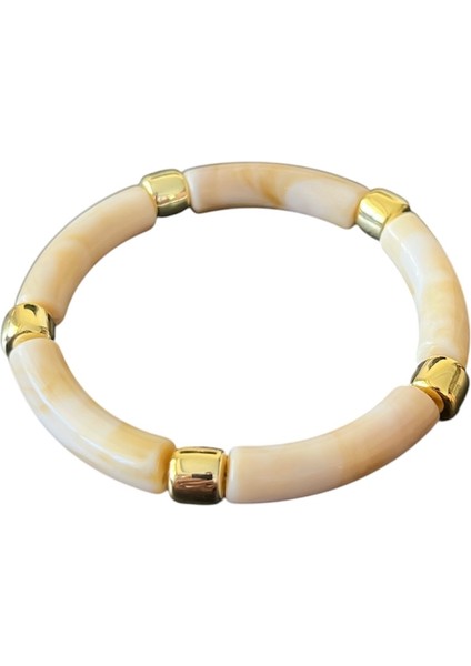 Gold Detay Kemik Bileklik