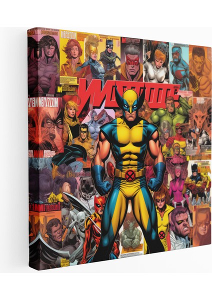 X-Men Evrim Çizgi Roman Koleksiyonu Kanvas Tablo Baskı
