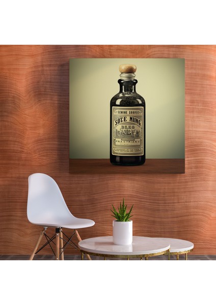 Antik Tıp Reklamı Kanvas Tablo - Tıp Nostalji Eski Tıp Şişesi Kanvas Tablo fiyatları