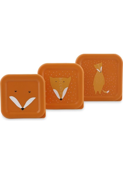 Mr.fox 3lü Atıştırmalık Kabı
