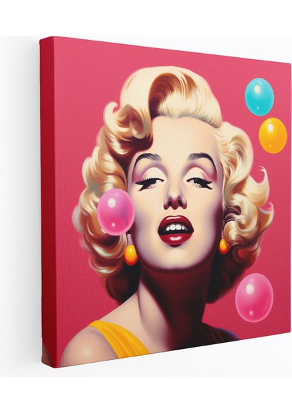 Marilyn Monroe Kanvas Tablo: Pop Sanat Duvar Dekorasyonu - Marilyn Monroe Kanvas Tablo Duvar Sanatı Diamonds Are A Girl's Best Friend