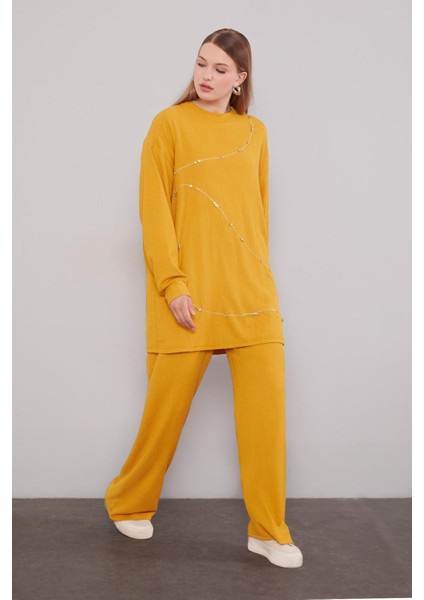 Hardal Şerit Taş Detaylı Ikili Takım fiyatları