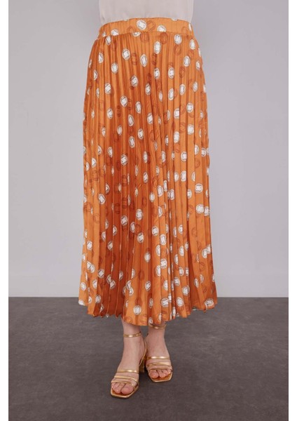 Taba Piliseli Desenli Etek Takım