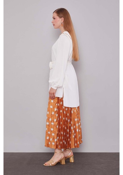 Taba Piliseli Desenli Etek Takım modelleri