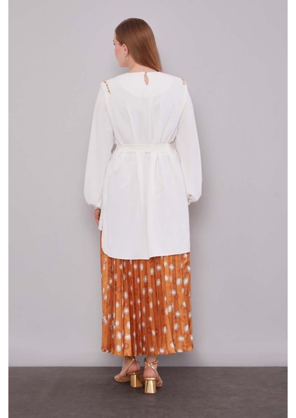 Taba Piliseli Desenli Etek Takım fırsatları