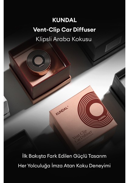 Klipsli Araba Kokusu Rose Gold (Soft Soap) Kundal Vent-Clip Car Diffuser Rose Gold