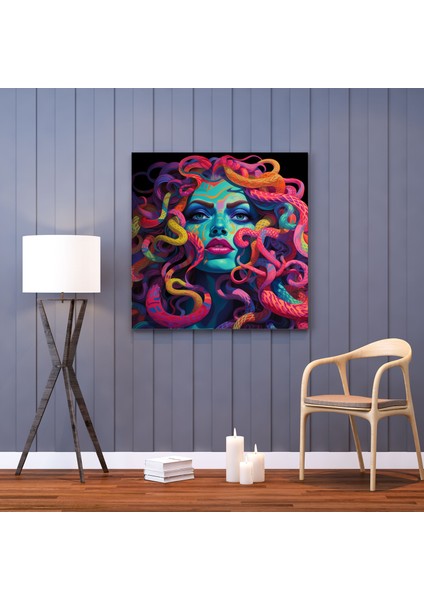 Medusa Duvar Sanatı - Cesur Grafikler Ev Dekorasyonu Kanvas Tablo fiyatları