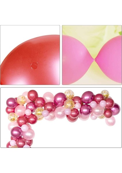 10 Krom Gold, 25 Beyaz ve 25 Taş Kum Rengi Balon Zinciri Doğum Günü Nişan Kına Pastel Bride Seti fırsatları