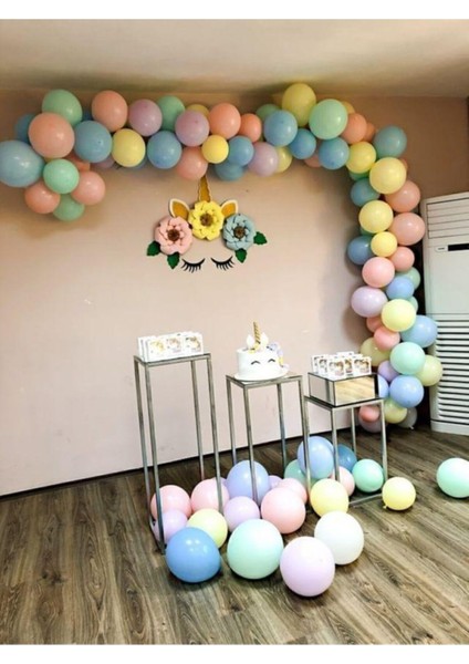 Unicorn Konsept Makaron Balon ve Zincir Balon Aparatı 100 Adet