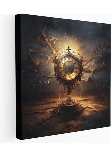 Geceyi Eriten Kanvas Tablo - Ev Dekorasyonu Için