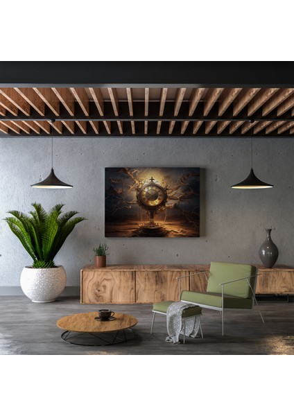 Geceyi Eriten Kanvas Tablo - Ev Dekorasyonu Için fiyatları