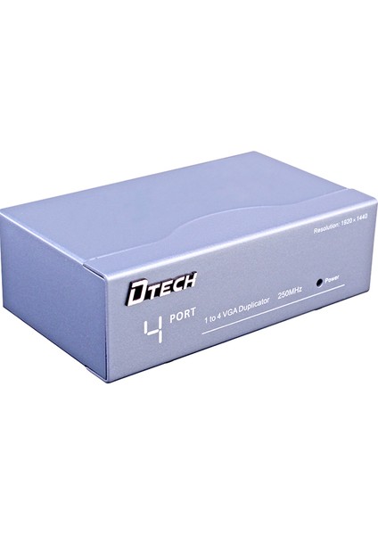 250MHZ 1to4 VGA Splitter Dağıtıcı Monitör Çoklayıcı