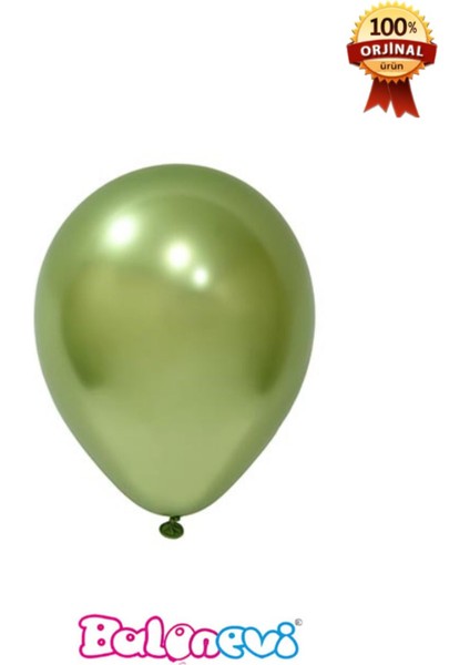 12’’ Krom Balon Açık Yeşil 50’li
