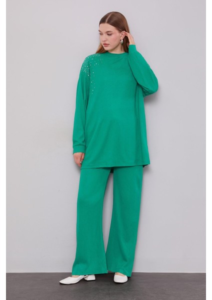 Benetton Omzu Taş Işlemeli Ikili Takım fiyatları