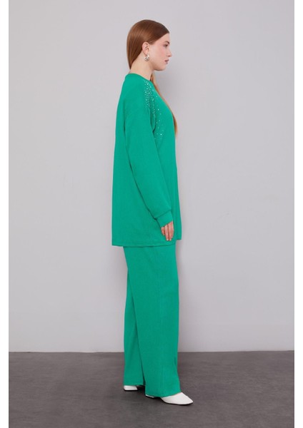 Benetton Omzu Taş Işlemeli Ikili Takım modelleri