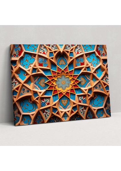 Geometrik Cami Duvar Sanatı - Duvar Dekorasyonu Ev Dekorasyonu Duvar Sanatı