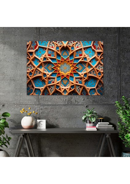 Geometrik Cami Duvar Sanatı - Duvar Dekorasyonu Ev Dekorasyonu Duvar Sanatı modelleri