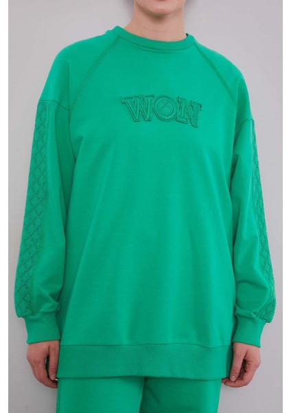 Benetton Şerit Dantel Detaylı Spor Takım fırsatları