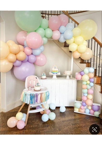 Parti Setim^^ Mac. Somon* Mac. Sarı* Mac.mavi* Mac. Mint Yeşili* Mac. Lila* Mac. Pembe 100'LÜ Balon