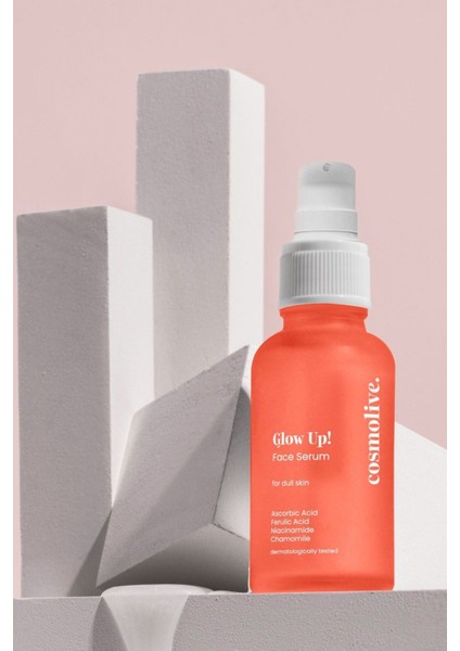 Yüz Serumu | Aydınlatıcı | Askorbik Asit | Ferulik Asit | Niasinamid | Papatya fiyatları