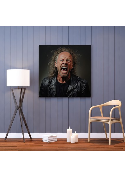 Metallica'nın Baş Vokalisti Foto Gerçeklik Kanvas Tablo - Metallica Duvar Sanatı fiyatları