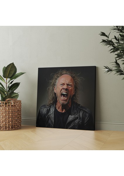 Metallica'nın Baş Vokalisti Foto Gerçeklik Kanvas Tablo - Metallica Duvar Sanatı modelleri