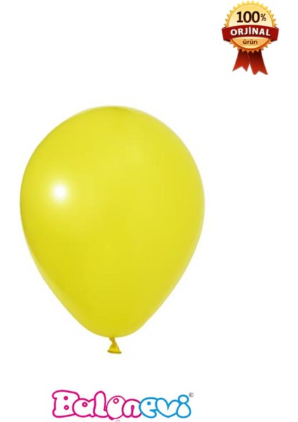 12’’ Baskı Balonu Sarı 100’LÜ