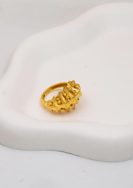 Italyan Tasarım Dorikalı 14 Ayar Altın Yüzük modelleri