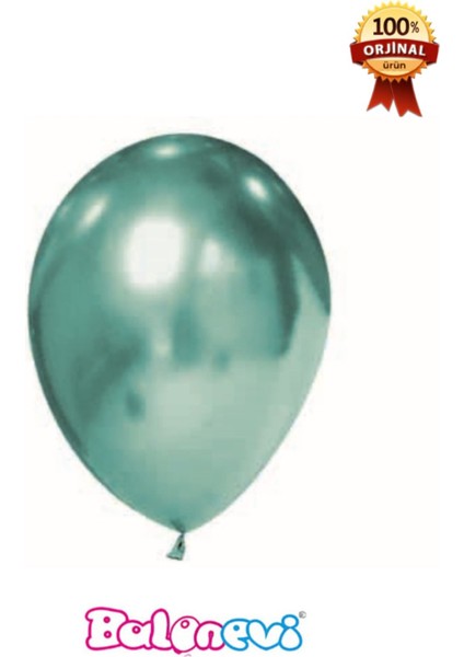 12’’ Krom Balon Yeşil 50’li