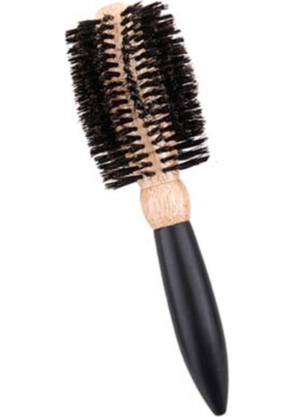 Ahşap Yuvarlak Saç Fırçası - 56